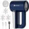 Electric Lint Remover WiredLux - Rechargeable Fabric Shaver Bobble Remover for Clothes & Furniture - Adjustable 3-Speed, 6-Leaf Blade, LED Display, USB Charging - Debobbler with Dual Protection