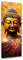Feeby Wandbilder Zen Orient Buddha 60x150 cm 1 tlg Modern Leinwandbilder Bild auf Leinwand Kunstdruck Wand Bild Wanddeko Design Schlafzimmer Büro Flur Hotel Spa Wohnzimmer Buddhismus Yoga Gelb