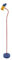 GTV - Stehleuchte MAUS - max.250V, 50/60Hz, 1*E27, max.25 W, IP20, Ø 8 cm, marineblau/gelb - Stehlampe Standlampe Kinderzimmer