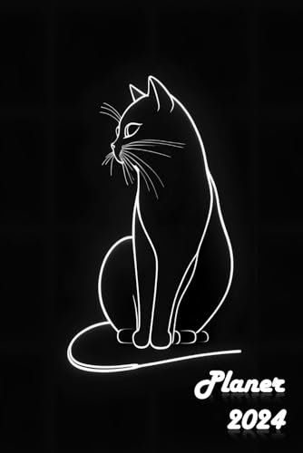 Taschenkalender 2024 Katze: Gewohnheitstracking, Zielen, Budgets, Erinnerungen & Mehr. Kalender 2024 Buchkalender Terminplaner 2024 Planer 2024 - ... für Katzenliebhaber, Freunde & Familie.