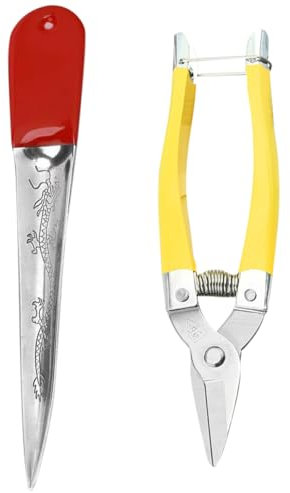 STOBOK 1 Satz Korbpickel Weidenkorb Weiden Reparaturset Bausätze Werkzeug Körbe Korbflechten Zubehör Korbreparatur Möbel Pick-Messer Schneidemaschine Brecheisen Schleife Plastik