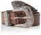 Angus Stoke Westerngürtel aus Büffel-Leder - Damen und Herren Vintage Cowboy Western & Rodeo Gürtel - Original hand-geschnitzter Ledergürtel Jessy (Bundweite 100 (50-52))