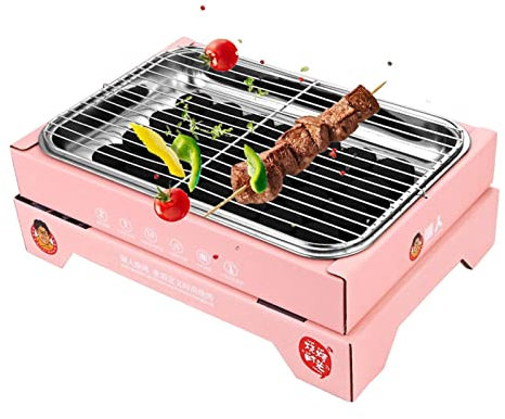 Griglia a carbone portatile - Griglie a carbone usa e getta, da campeggio compatti a carbone | Griglia a carbone portatile usa e getta per barbecue domestico da campeggio all'aperto