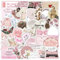 50Pcs Cute Pink Stickers for Girls, Waterproof Aesthetic Stickers, Self-Adhesive Vinyl Sticker Kawaii, for Laptop, Computer, Luggage, Skateboard, Water Bottles