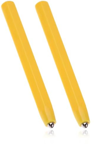 CYXZMYA 2 Stück Magnetstifte,Magnettafel Magnetstift,Ersatzstift,Variable Magnetstifte,Kinder Zeichenbrett Magnetstifte,für Magnetisches Zeichenbrett Magnapad A bis Z und Nummern 0 bis 9(Gelb)
