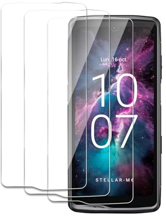 AYWLPP [3 Pièces] Verre Trempé Pour Crosscall Stellar M6 Pouces, Film en Protection Écran, Dureté 9H Film Protecteur Vitre, Anti-rayures, Sans Bulles, Anti-empreintes