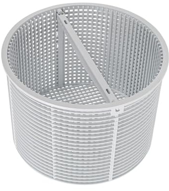 Panier de Skimmer Piscine 17,7x13cm avec Poignée, Panier Robuste et Durable pour Skimmer, Facile à Installer, Accessoire de Nettoyage Feuilles et Débris pour Piscine et Spa