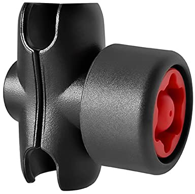 WATERBELINE RAM Mounts, Heavy Duty 6 cm Double Socket Bras pour 25mm/B-Size Ball Adapter Phone Holder Moto Phone Mount