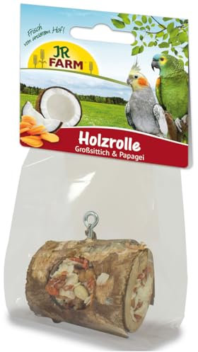 JR FARM Holzrolle Großsittich & Papagei 1 Stück