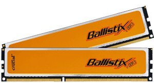 Crucial BL2KIT25664BN1337 PC1333 4GB Memory RAM (DDR3, Crucial Ballistix CL7, 2x 2GB Kit) Retail