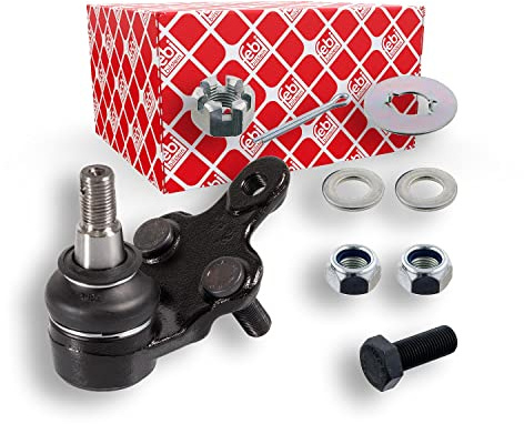 febi bilstein 23589 Traggelenk mit Anbaumaterial, 1 Stück | Kompatibel mit: LEXUS ES, RX, TOYOTA CAMRY, CAMRY Stufenheck