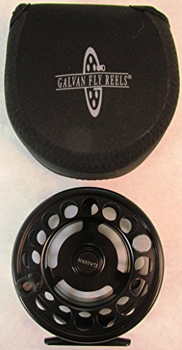 Galvan Rush Fliegenrolle, leicht, Größe 10, Schwarz