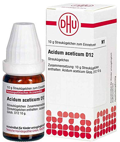 DHU Acidum aceticum D12 Streukügelchen, 10 g Globuli