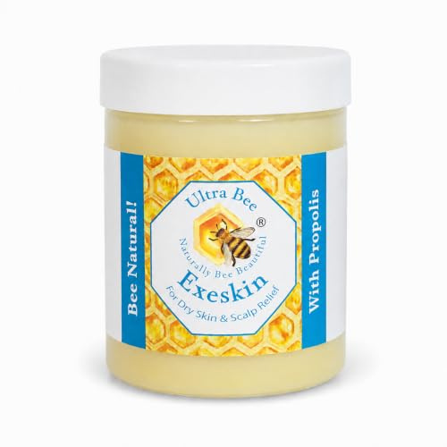Ultra Bee 100% Natural Exeskin Dry Itchy Skin and Scalp Balm Suitable for People Prone to Eczema, Psoriasis,Dermatitis.100ml
