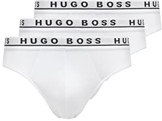 BOSS Hugo Herren Brief Co/EL Slip, White 100, S EU