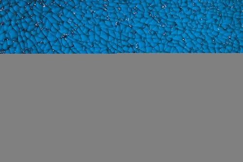 GLOREX Crackle Mosaic Platte, Glas, Blau, 15 x 0.5 x 27 cm