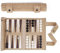 Sondergut Backgammon Brettspiel Cream - Zum Rollen aus 100% Leder - Das Original seit 1998 Camper & Travel-Fans - 25x34cm
