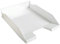 Exacompta 113213D Premium Briefablage Combo Midi DIN A4. Idealer Briefkorb für Ihre Organisation. Robuster und stapelbarer Ablagekorb Weiß glossy
