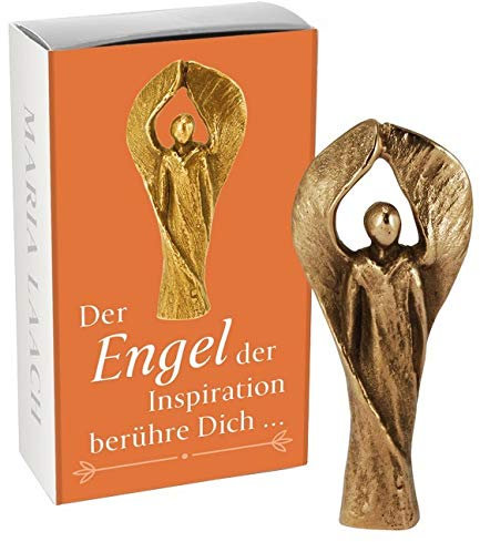 TOMENGBEIAABBCC Bronzefigur »Der Engel der Inspiration berühre Dich ...«, Bronzeengel