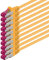 1m - amarillo - 10 piezas - CAT6a CAT 6a Ethernet LAN cable de red - SET 10 GB/s cable patch CAT6 S-FTP Doble blindado PIMF 500MHz libre de halógenos compatible con CAT5 CAT6a CAT7 CAT8