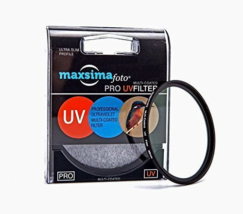 Maxsimafoto® Professional 62mm Multi-coated UV filter and lens protector for Panasonic DMC-FZ1000 Lumix Bridge Camera, FZ1000EB, FZ1000.