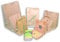 Rodenbacher Papieragentur GmbH 100 St. Bio Kompostbeutel, Blockbodenbeutel Bedruckt Format 175x140x280 mm mit vorgeformten Standboden, Kompostbeutel, Müllbeutel, Mülltüten, Biobeutel