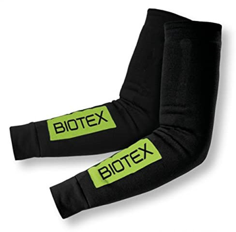 Biotex Manicotti Termici Ottimi per l'Inverno, Protezione Termica per Braccia, Intimo Tecnico Sportivo, Nero, S