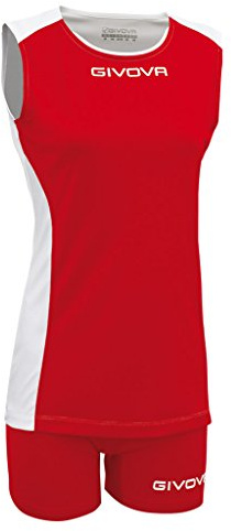 Givova KIT Volley Piper Rosso/Bianco Tg. XS
