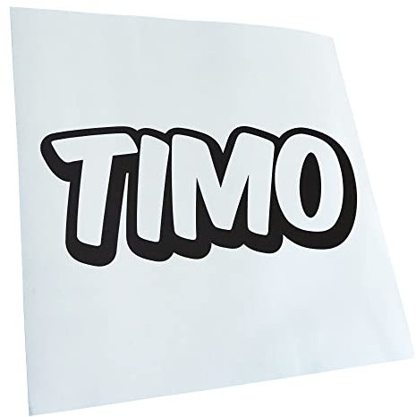 Timo Vorname Jungen Aufkleber Sticker 25 Farben Neon Matt