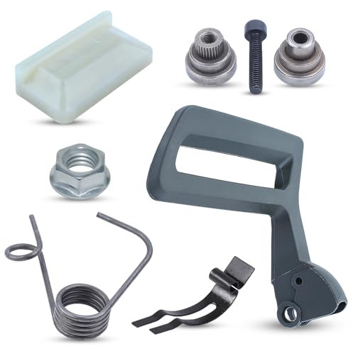 Adefol Maniglia del Freno della Catena Coperchio Frizione Kit per Husqvarna 257 262XP 261 262 254 154 con Ritorno Primavera Striscia di Guida Parti di Ricambio per 503727401,501875304