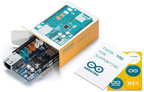 Arduino Ethernet Shield 2 [A000024] - Extensión para conectar tu Proyecto Internet, Compatible IDE, Ideal para Aplicaciones de Red, IoT y proyectos conectados.