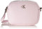Calvin Klein Jeans Double Zip Crossbody, Corpo Doppia Donna, Rosa, 28 Inches, Extra-Large