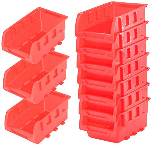 Cabilock Box Box Parts Box Wall Mounted Storage Bins Sensory Bin Organizer Bins Tool Organizers Plastic Stackable Bins Small Storage Bins Toy Container Storage Case Pp Hanging Pegboard Work