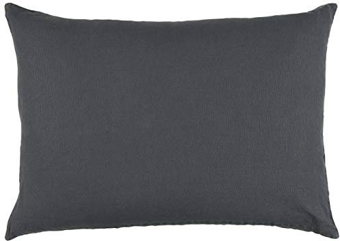 IB Laursen Kissenhülle Leinen Midnight Blue Blau Kissen 50x70 Kissenbezug