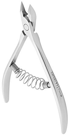 Staleks Pro Pinza professionale per cuticole, affilatura manuale, lame in acciaio inox da 7 mm, manicure e pedicure, smalto gel per unghie, NE-91/7.