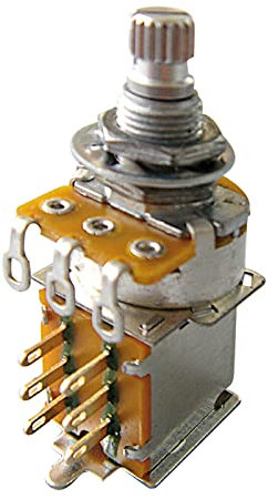 Göldo E500P Push/Pull Poti 500K log - Potentiometer für Gitarren