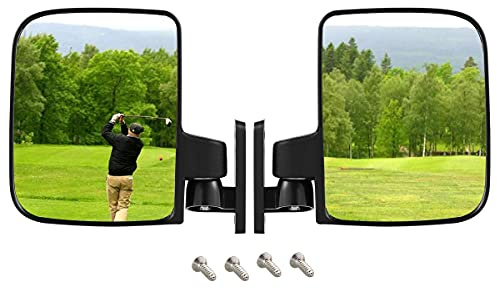 Universal Golf Cart Side Mirrors for Club Car EZ-GO Yamaha and other
