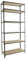 Simon Rack Étagère Rangement et 6 Niveaux en Boix, 150 kg Capacité de Charge et Point de Flexion, 2500x800x400 mm, Étagère Charge Lourde, Étagère Garage, Anthracite/Bois - Maderclick