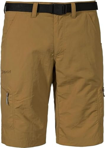 Schöffel Herren Shorts Silvaplana2, vielseitige Wanderhose mit separatem Gürtel, Outdoor Hose mit praktischen Taschen