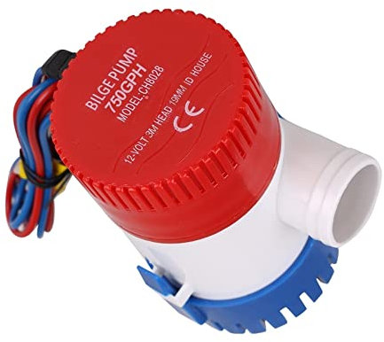 Mini-pompe à petite puissance de haute qualité Pompe de cale de bateau automatique 1100GPH 12V pompe marine électrique pompe d'échappement d'eau de bateau carter de cale Submersible avec interrupteur
