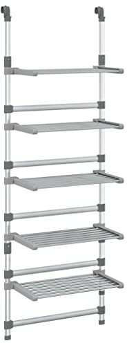 vidaXL 5-Tier Hanging Laundry Drying Rack Aluminium