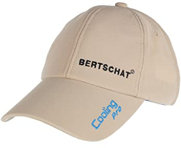 BERTSCHAT Kühlkappe PRO Evaporation mit UV-Schutz - Verstelbare Kappe - Bis 8 Stunden Kühlzeit - Kühlmütze - Kühlende Mütze für Erwachsene - Kühlendes Basecap Herren & Damen - Vergröẞerte Kühlfläche