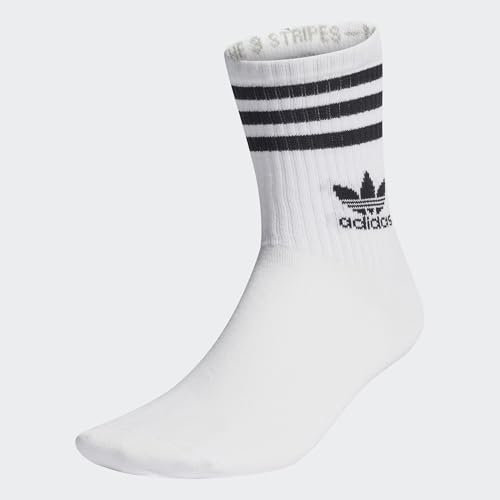 adidas Mid Cut Crw Sck, Calze Unisex - Adulto, Bianco, M