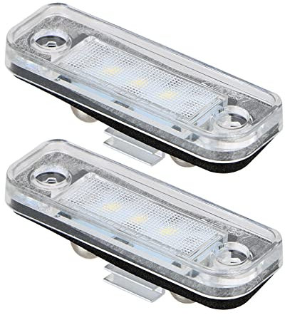 DIOTTI Kennzeichenleuchte 1 Paar Für W203 W211 C219 R171 CLS SLK Lichtsignal Lampe Auto Kennzeichenleuchte 12V 2,8W