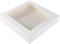BrandNewCake® Kuchenbox mit Fenster - 30x30x6 cm - 3 Stück - Weiße Karton-Tortenbox für sicheres Transportieren und Präsentieren