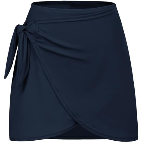 Jack Smith Damen Mini Sportrock Jumpsuit Sportrock Badminton Tischtennis Elegant Dunkelblau XL