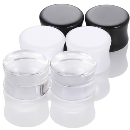 Decentraland 3 Paar-Mix Farbe Acryl Ohr Messgeräte Ohrstöpsel Expander Piercing Schmuck 1/2(12mm)