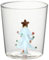 CASNO 3D Trinkglas Tasse mit Weihnachtsbaum Figur innen Stielloses Glas für Wein Wasser Milch Kelch Trinkglas Tasse