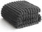 WAVVE Kuscheldecke Flauschig Decke, Fleecedecke, Sofadecke, Couchdecke, Weiche Flanell Wohndecke für Zimmer Deko, Sofaüberwurf, 150 x 200 cm, Grau