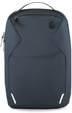 STM Myth 18L Rucksack – Langlebiger, stilvoller und praktischer Laptop-Rucksack mit mehreren Taschen – passend für 15-Zoll-Laptops und 16-Zoll-MacBook Pro mit maximalem Laptop-Schutz, Mitternachtsblau